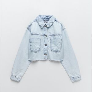 ZARA Cropped Denim Jacket - size M [LAST ONE]